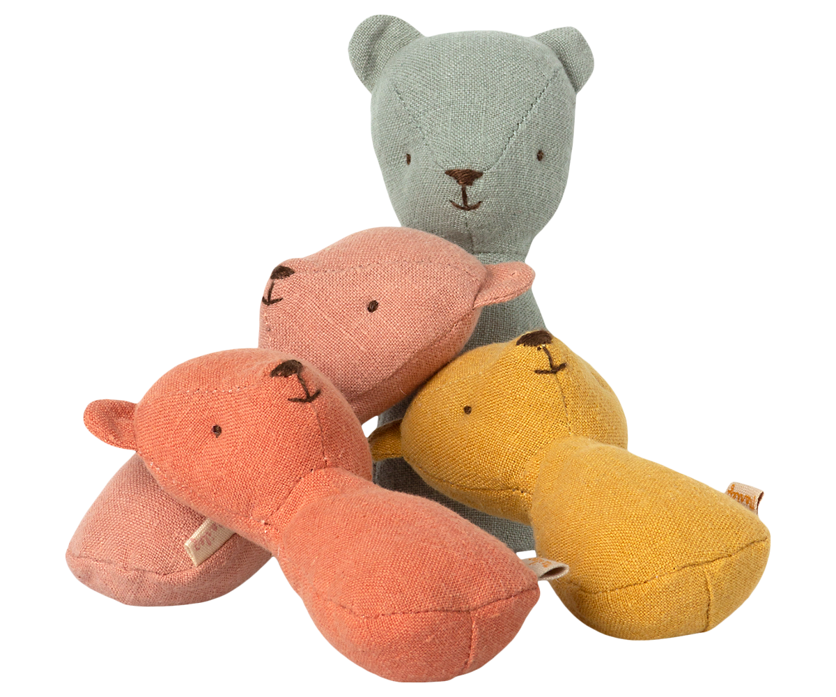 Teddy Rattles - Dusty Coral image number 3