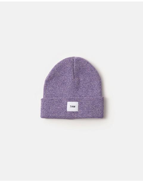 Beanie - Heather - Purple