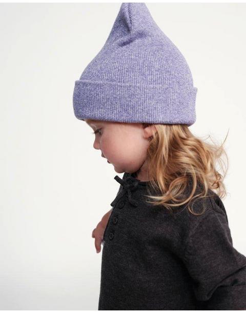 Beanie - Heather - Purple