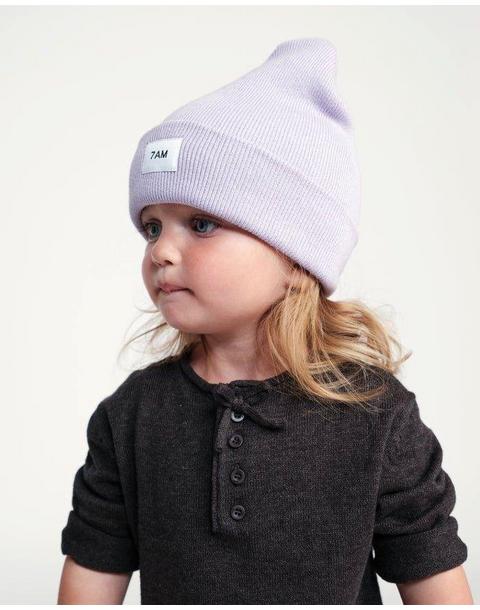Beanie - Heather - Light Purple