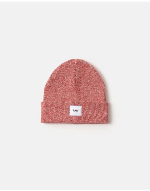 Beanie - Heather - Red