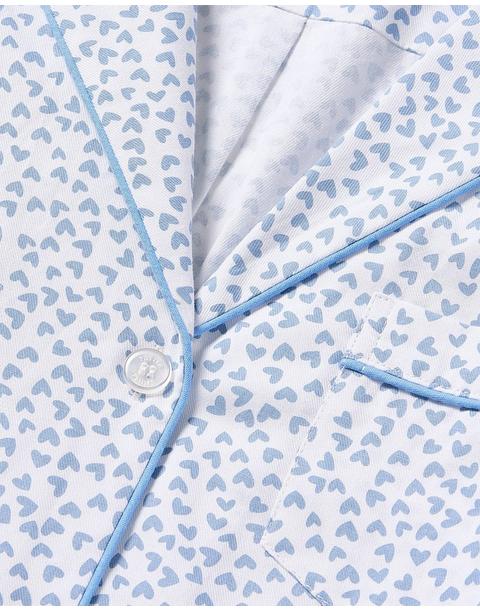 Children's Short Set in Bluehearts