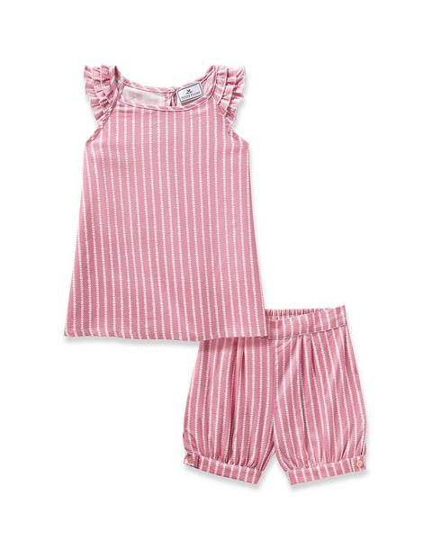 Girls Amelie Short Set in Love Lines