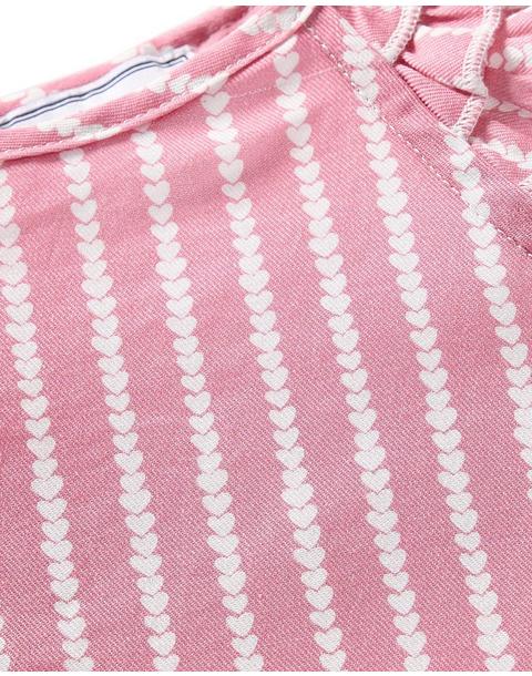 Girls Amelie Short Set in Love Lines