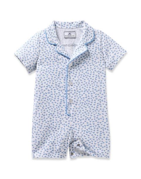 Infants Classic Romper in Bluehearts