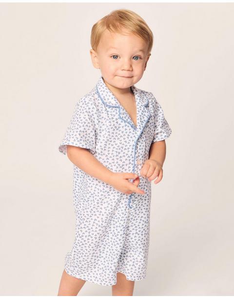 Infants Classic Romper in Bluehearts