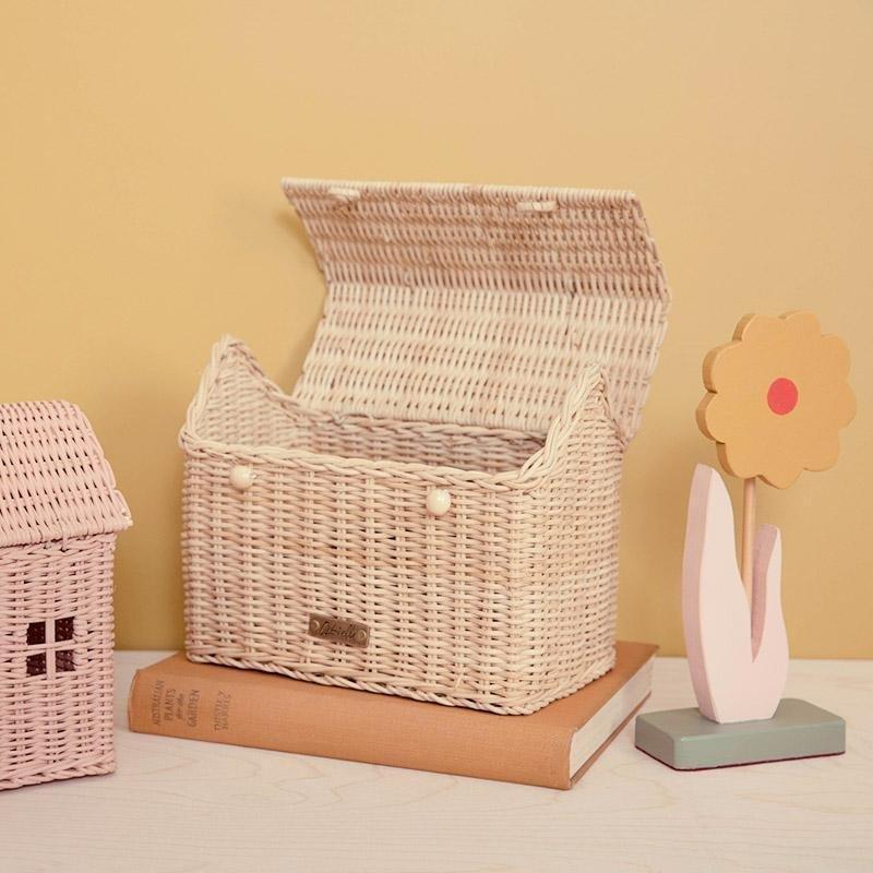 Rattan Casa Clutch - Straw image number 1