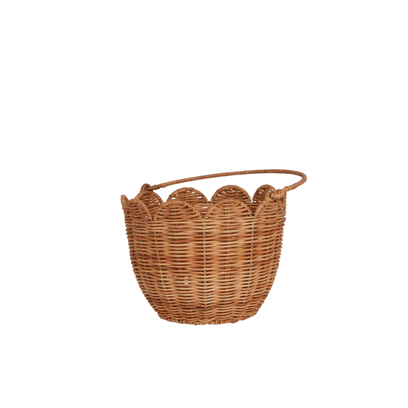 Rattan Tulip Carry Basket - Natural image number 2