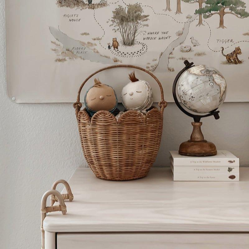 Rattan Tulip Carry Basket - Natural image number 4