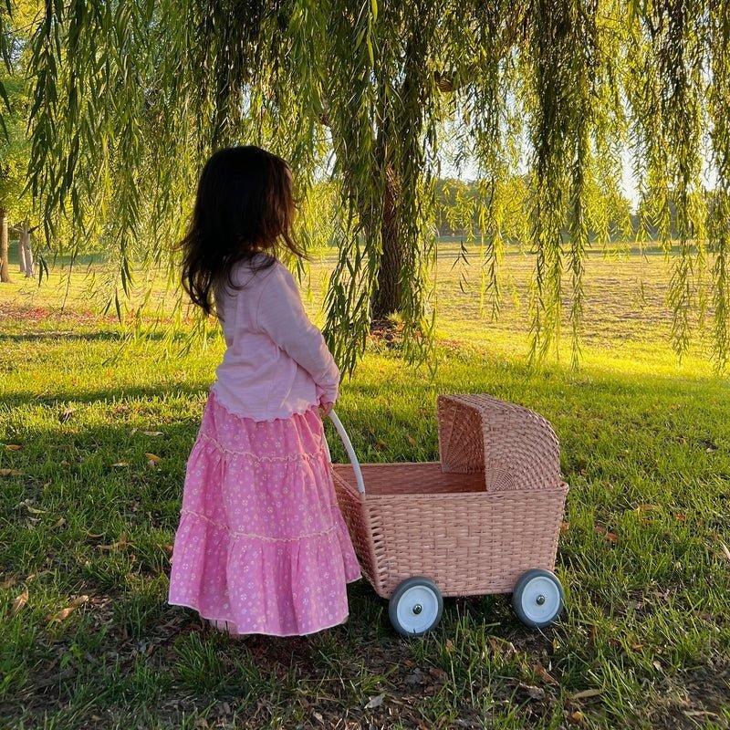 Rattan Strolley - Seashell Pink image number 1