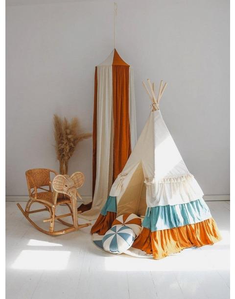 “Circus” Teepee Tent with Frills