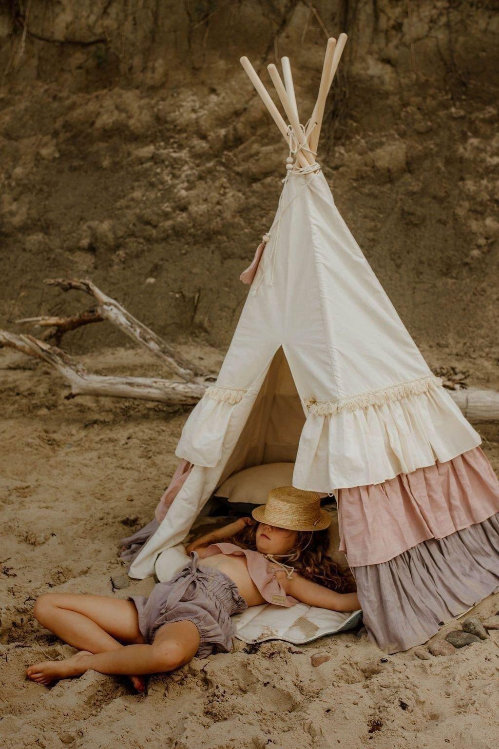 “Powder Frills” Teepee Tent with Frills image number 4