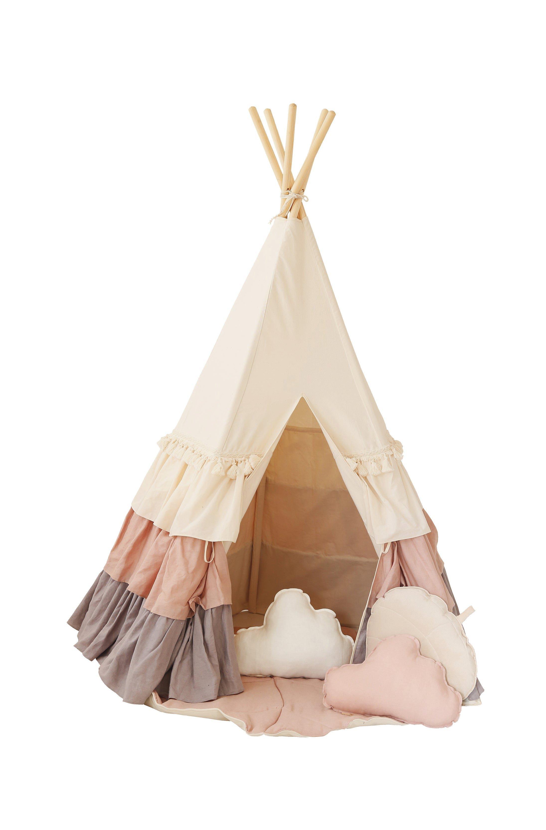 “Powder Frills” Teepee Tent with Frills image number 1