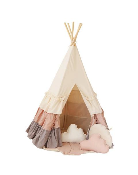“Powder Frills” Teepee Tent with Frills