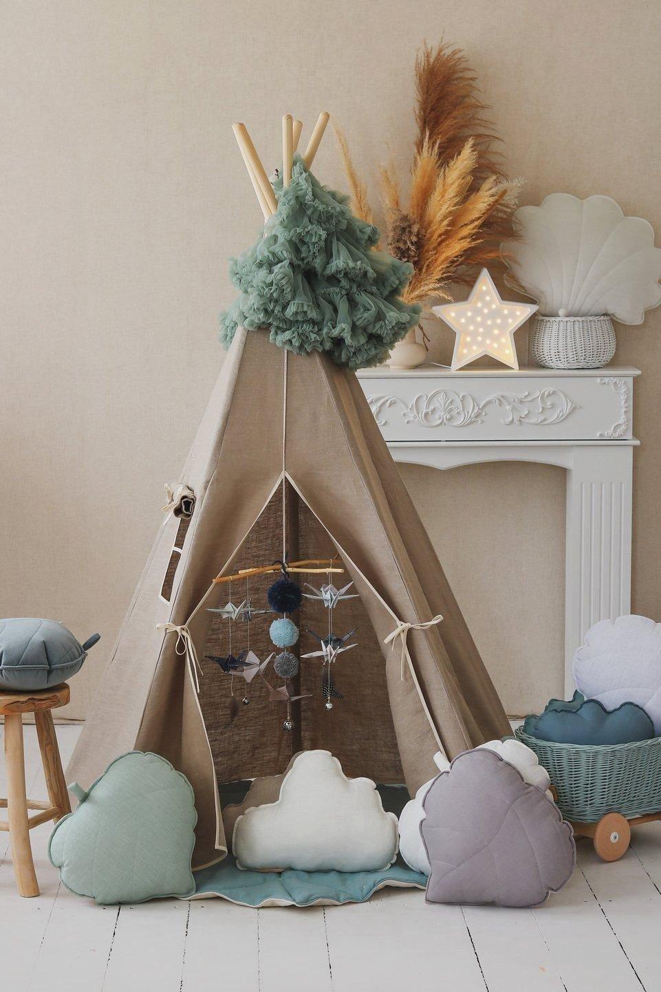 “Natural Linen” Teepee Tent image number 3