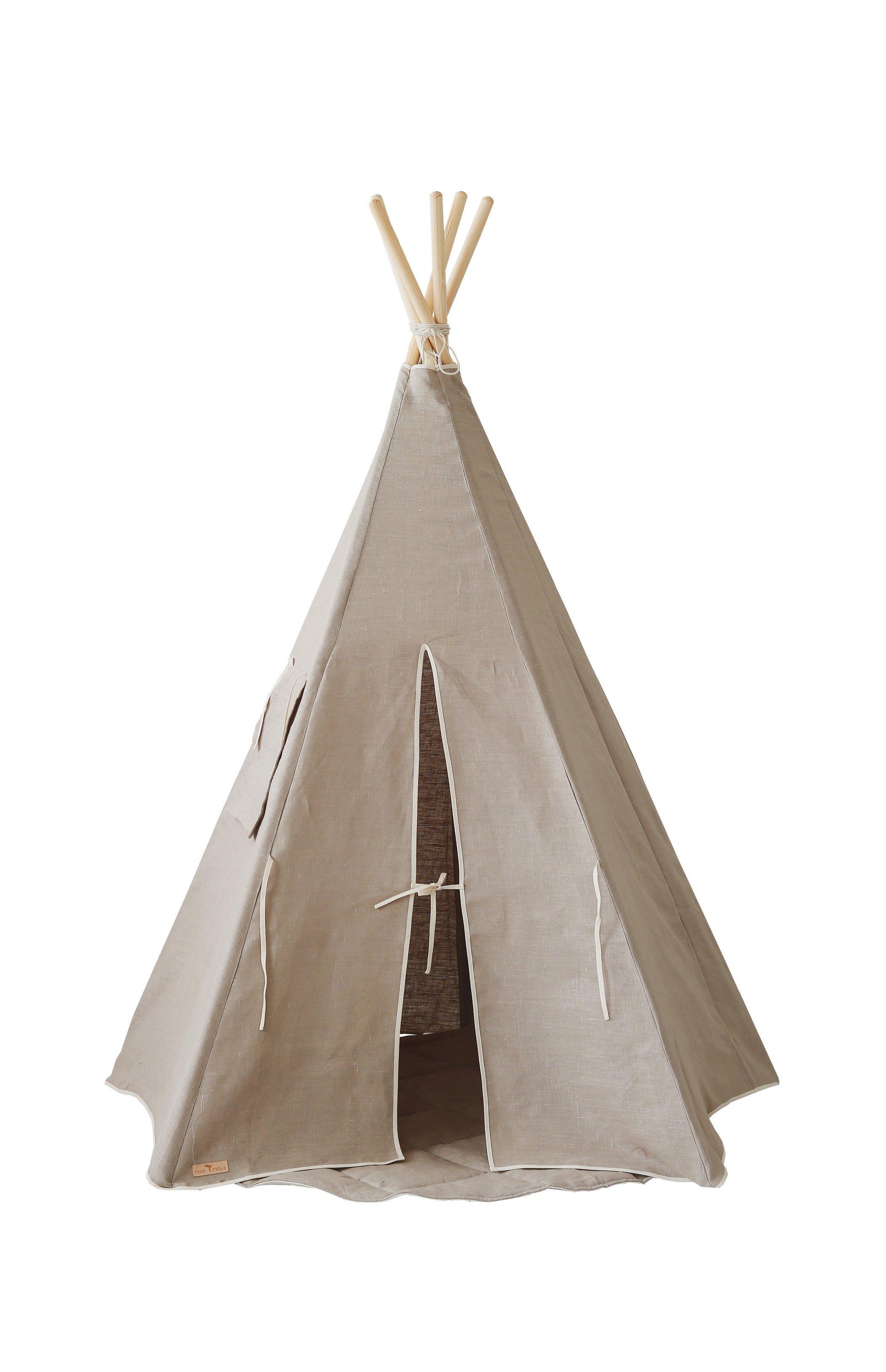 “Natural Linen” Teepee Tent image number 1