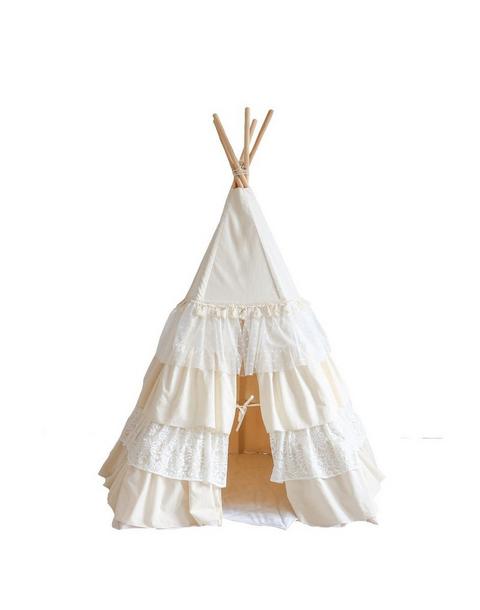 “Shabby Chic” Teepee Tent with Frills