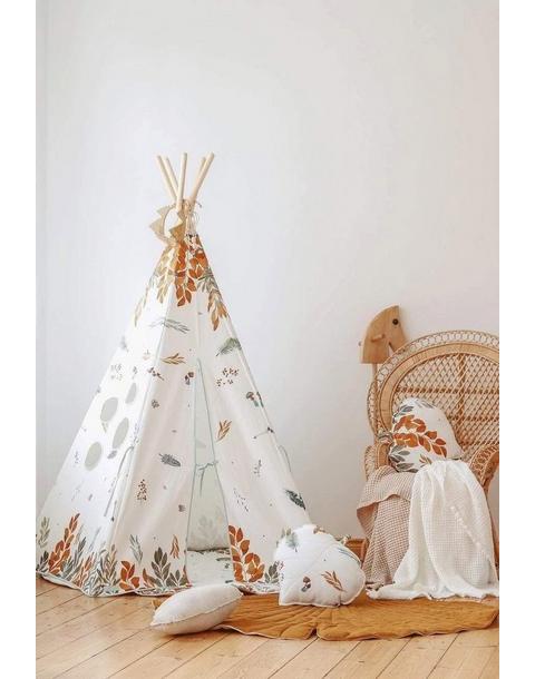 “Forest Friends” Teepee and Round Mat Set