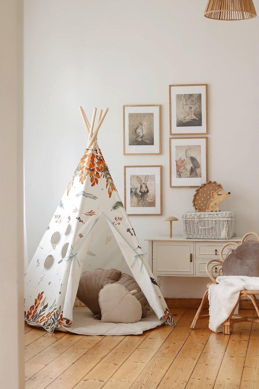 “Forest Friends” Teepee Tent image number 2