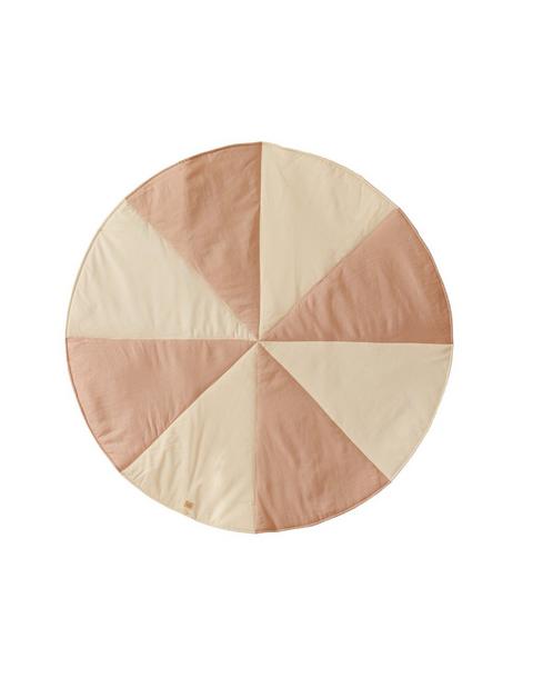 “Powder Candy” Round Patchwork Mat