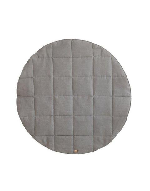 “Grey Linen” Round Mat