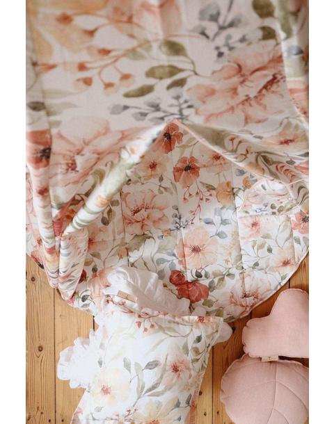 “Flower Power” Round Cotton Mat