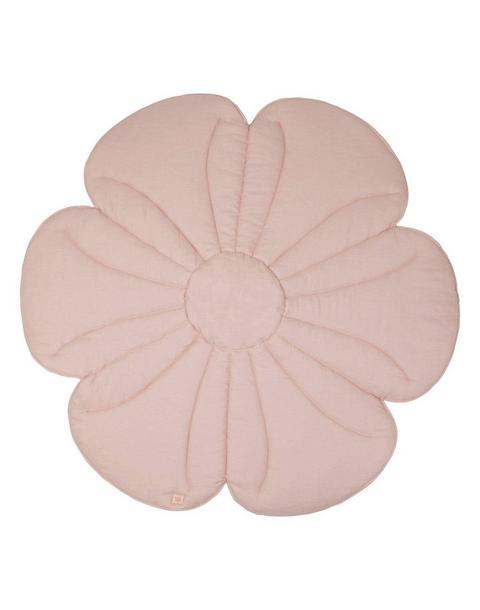 Linen "Powder Rose" Flower Mat