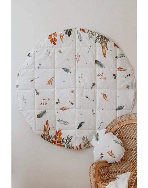 “Forest Friends” Round Cotton Mat
