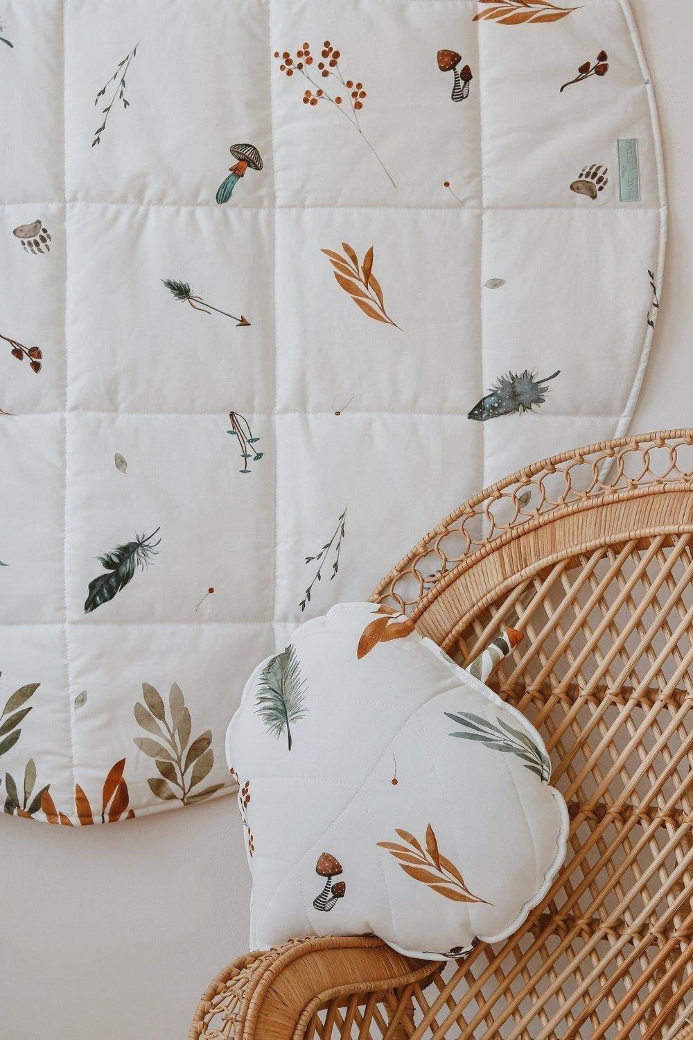 “Forest Friends” Round Cotton Mat image number 2