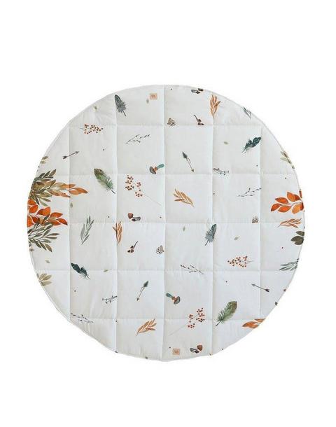“Forest Friends” Round Cotton Mat