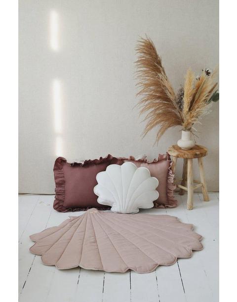 Linen “Powder Pink” Shell Mat