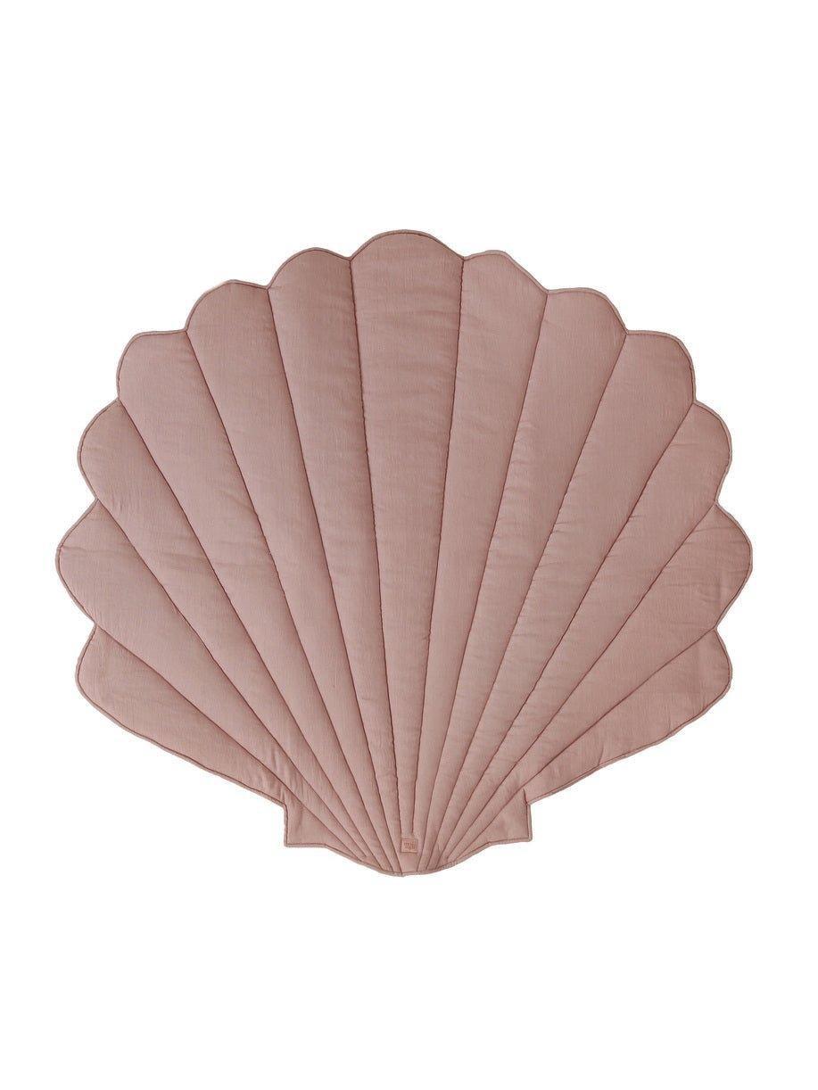 Linen “Powder Pink” Shell Mat image number 1