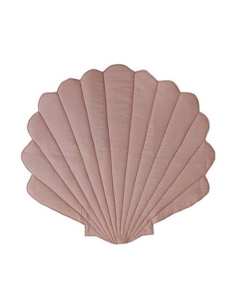 Linen “Powder Pink” Shell Mat