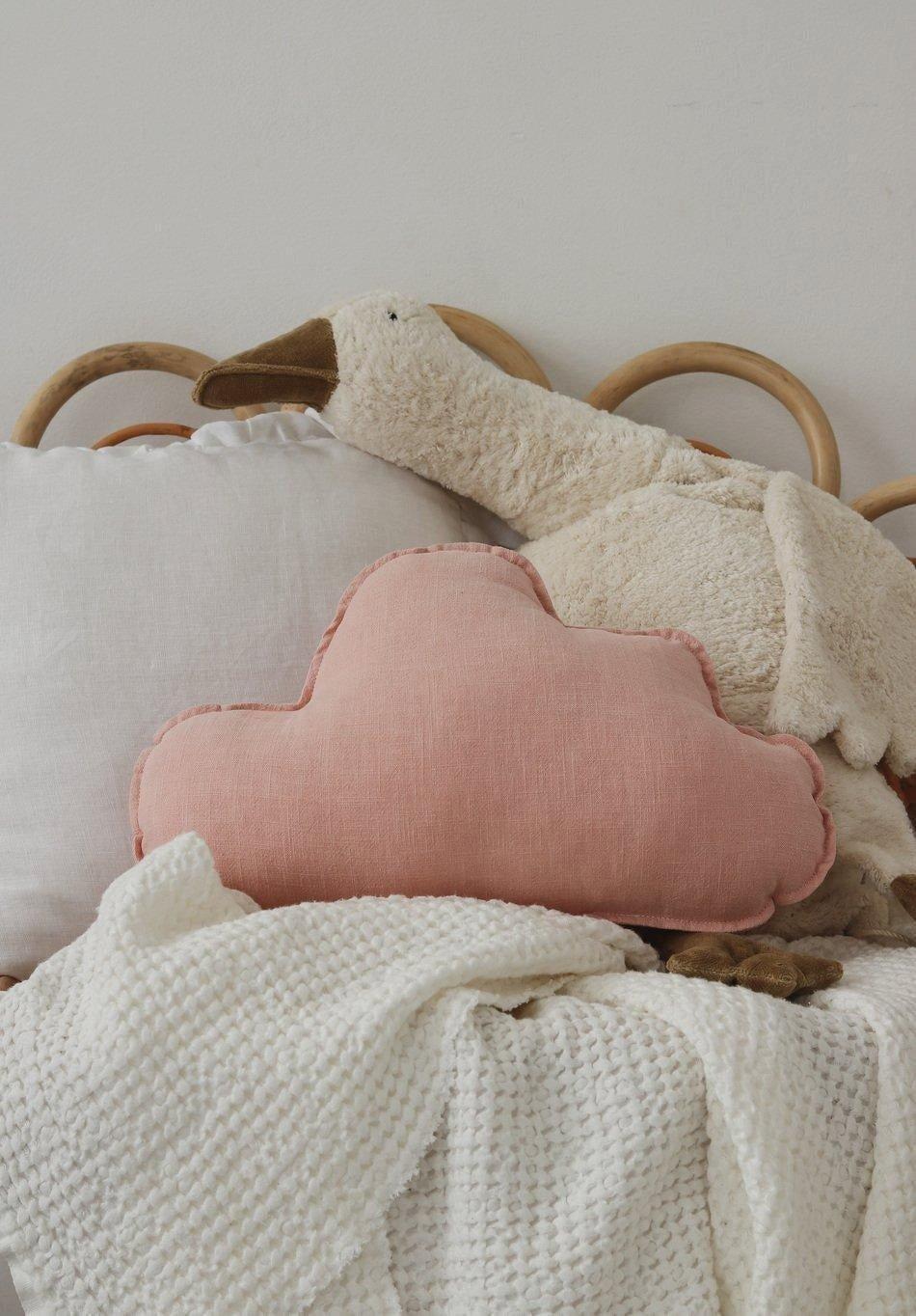 Linen “Powder Pink” Cloud Pillow image number 3