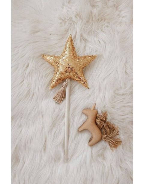 “Gold Sequins” Magic Wand