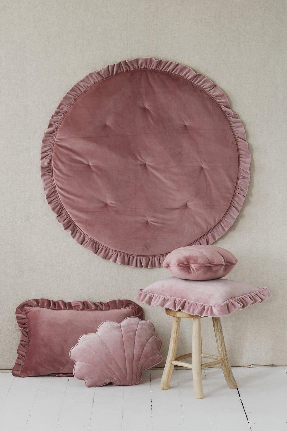 Soft Velvet "Light Pink" Shell Pillow image number 2