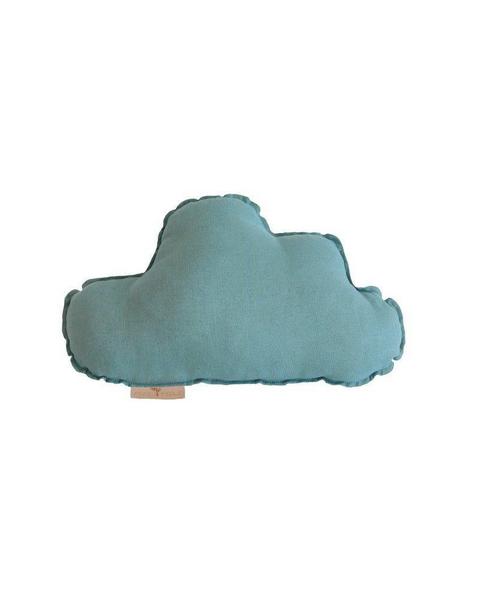 Linen “Eye of the Sea” Cloud Pillow