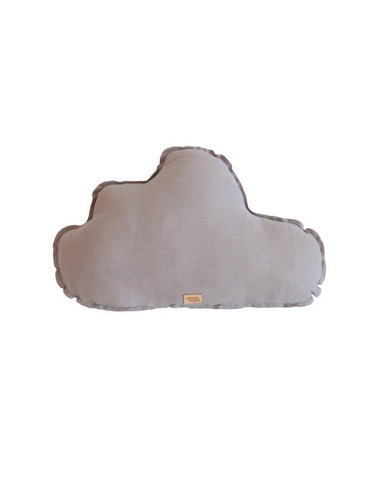 Linen “Grey” Cloud Pillow image number 1