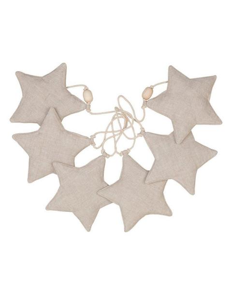 Linen “Sand Star Dust” Garland with Sand Stars