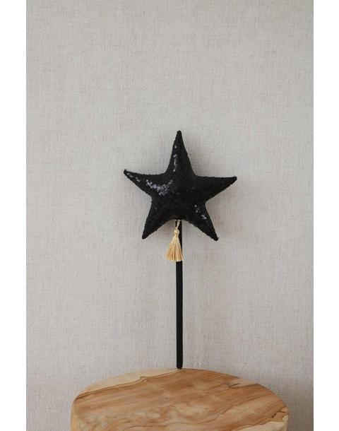 “Black Sequins” Magic Wand