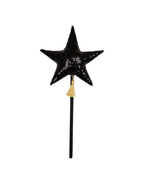 “Black Sequins” Magic Wand