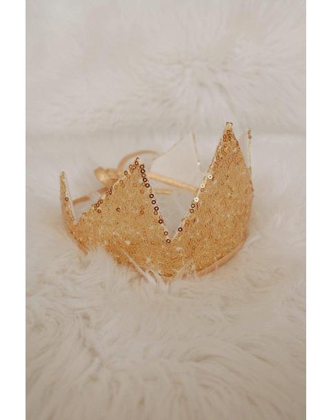 “Gold Sequins” Crown
