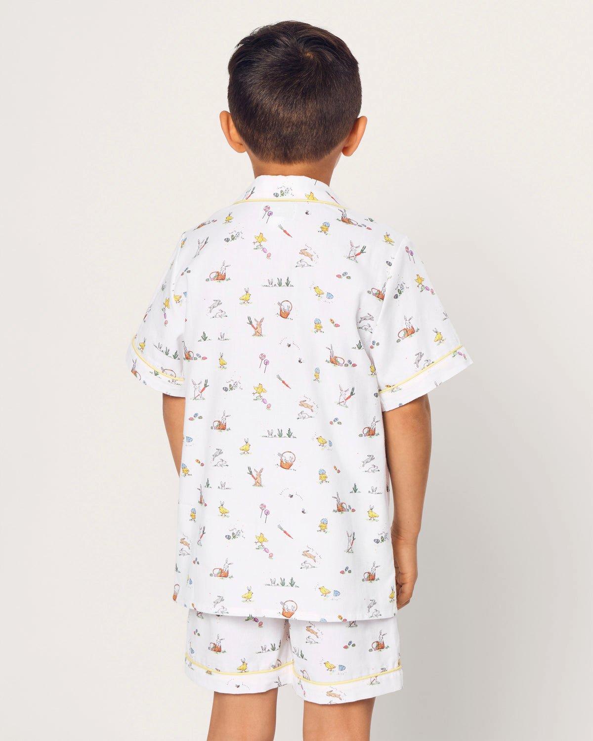 Kid's Twill Short Set in Easter Frolic image number 2