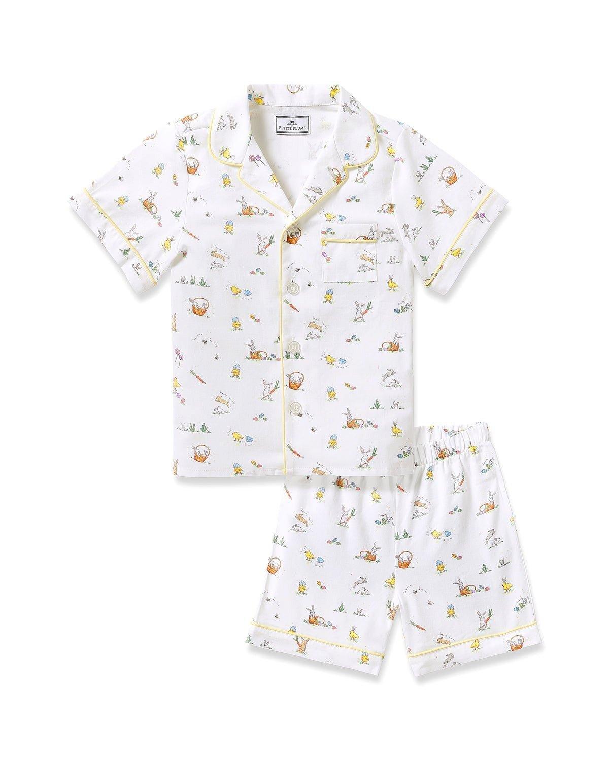 Kid's Twill Short Set in Easter Frolic image number 3