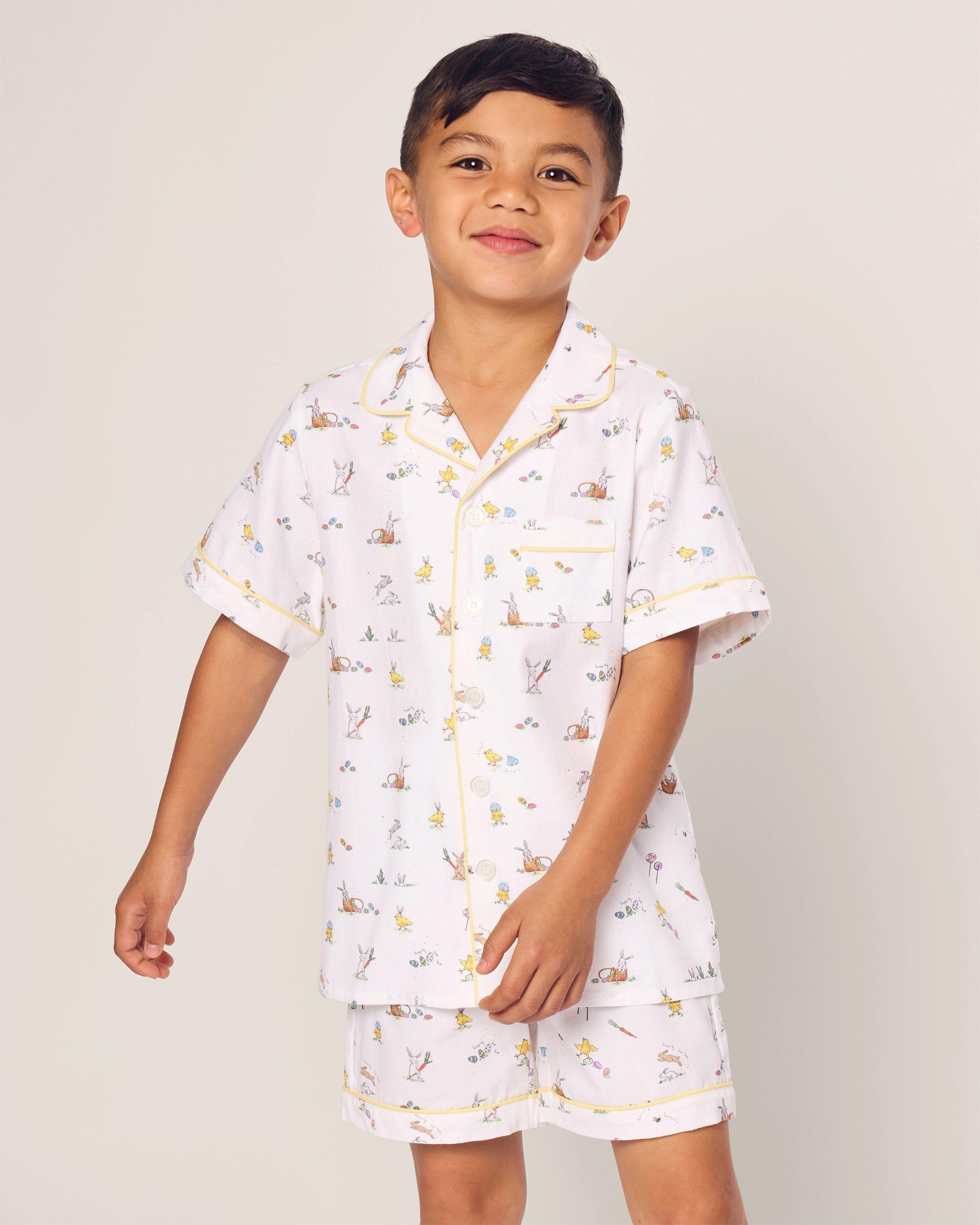 Children's Twill Short Set in Easter Frolic image number 1