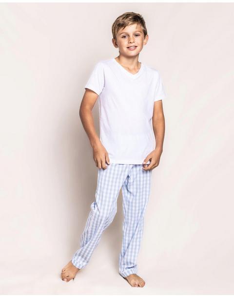 Light Blue Gingham Pant Separates