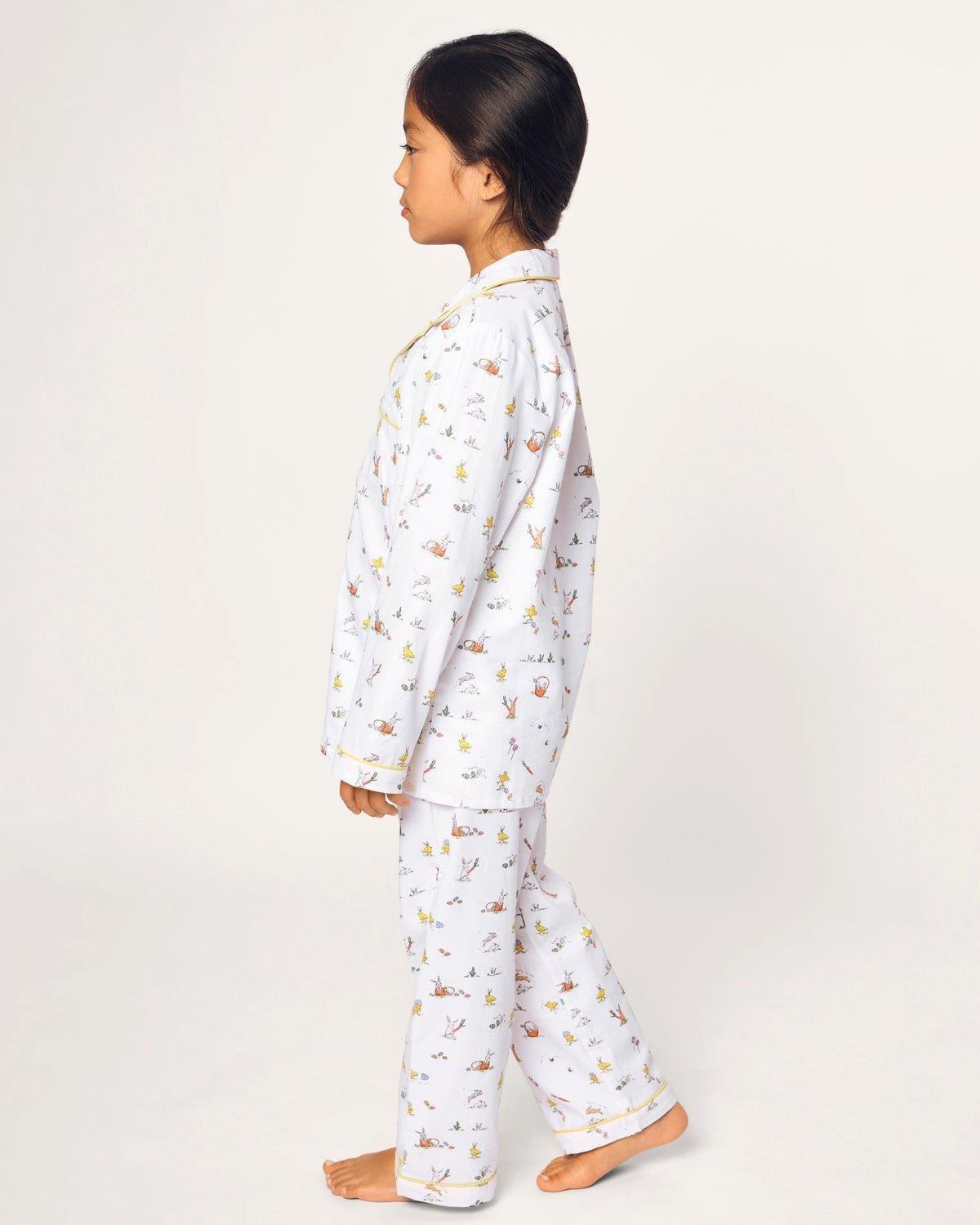 Kid's Twill Pajama Set in Easter Frolic image number 2