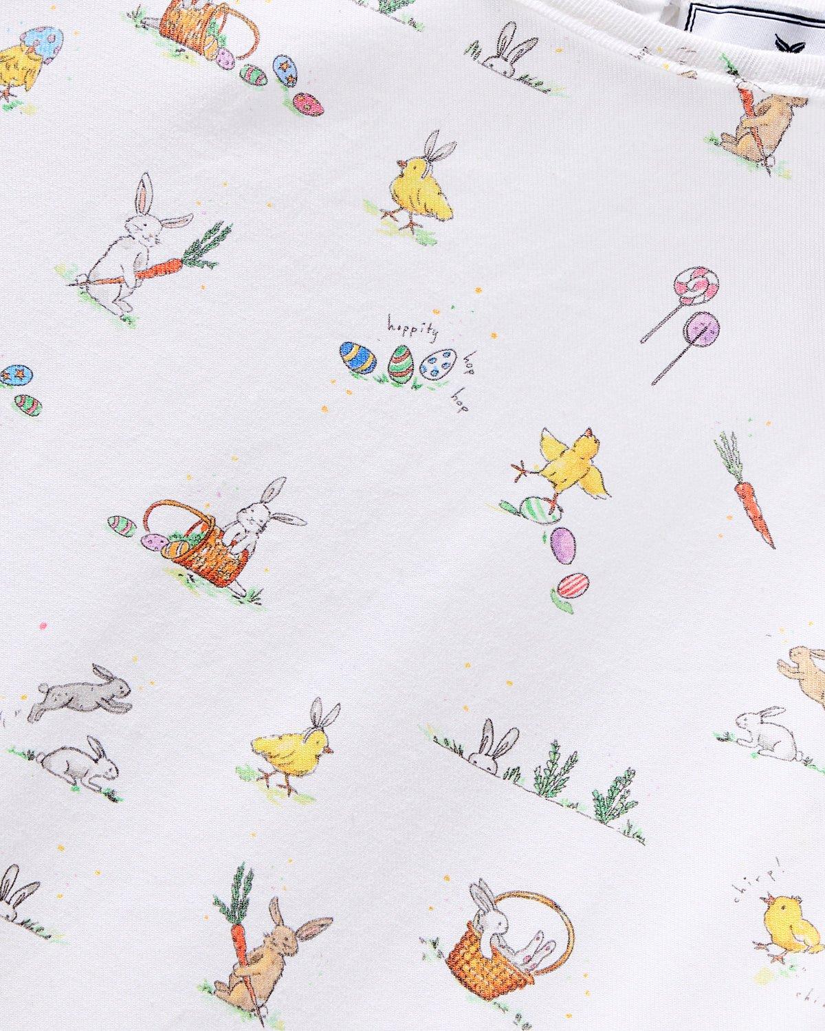 Girl's Twill Amelie Nightgown in Easter Frolic image number 4