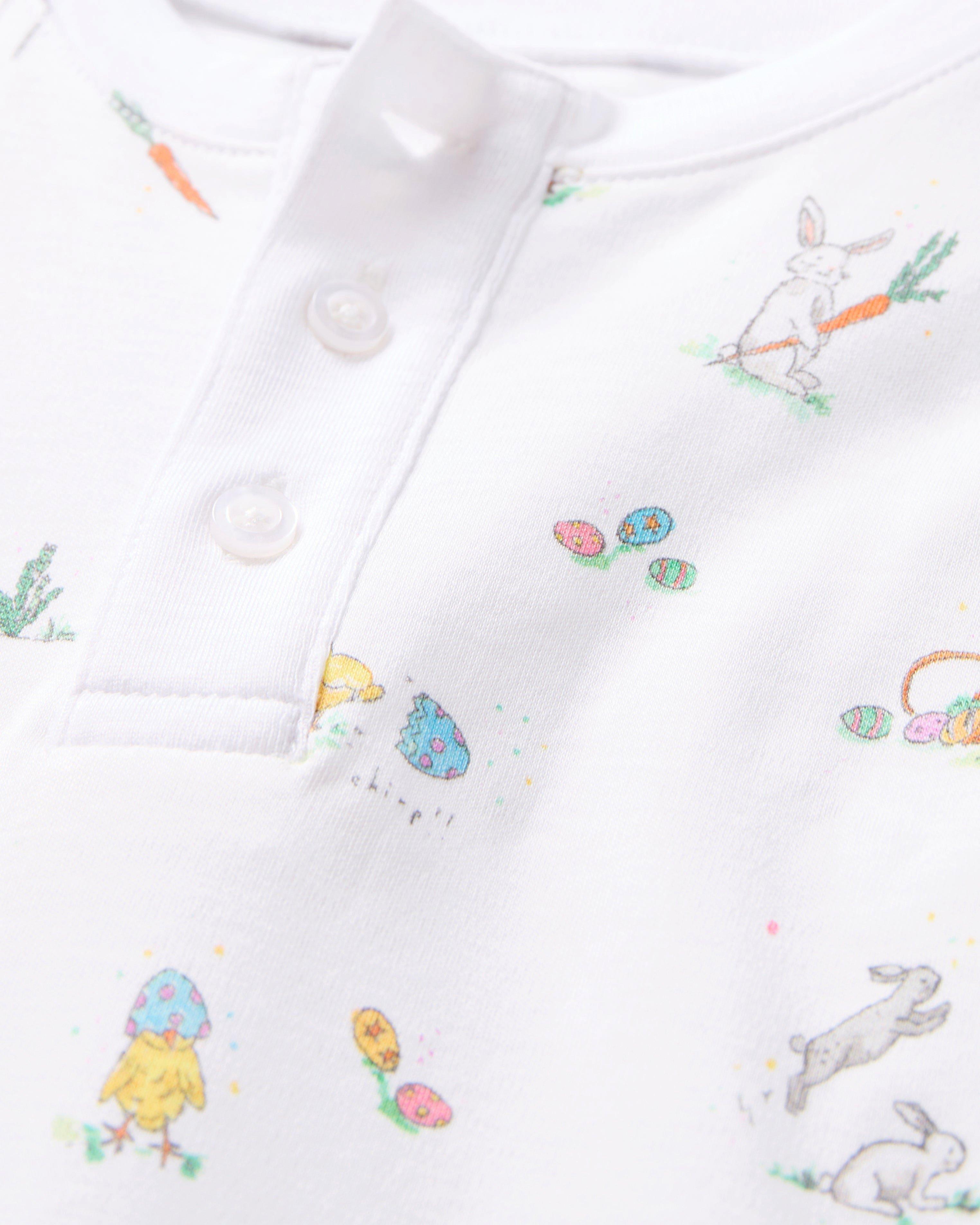 Kids Pima Snug Fit Short Set in Easter Frolic image number 1