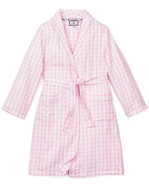 Pink Gingham Robe